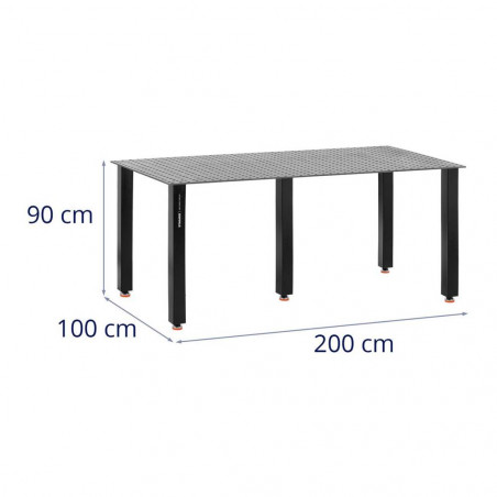 Suvirinimo stalas - 250 kg - 200 x 100 cm