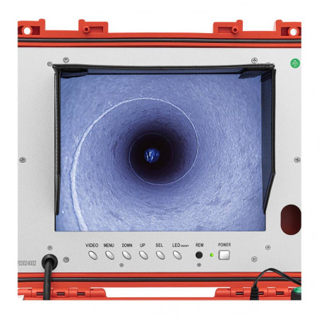 Endoskopinė kamera – 20 m – 18 LED – 10 colių ekranas