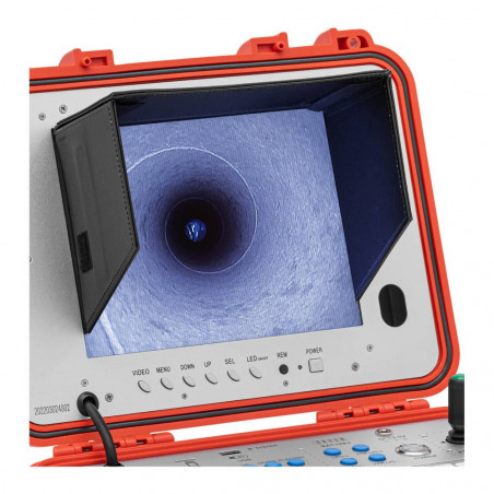 Endoskopinė kamera – 20 m – 18 LED – 10 colių ekranas