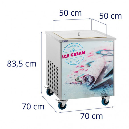 Ledų gaminimo aparatas - 50 x 50 x 2,5 cm - Royal Catering
