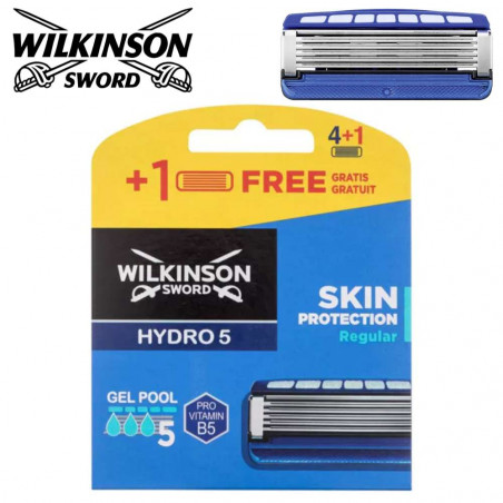 Skutimosi galvutės Wilkinson Sword Hydro 5 Sensitive, 5 vnt.