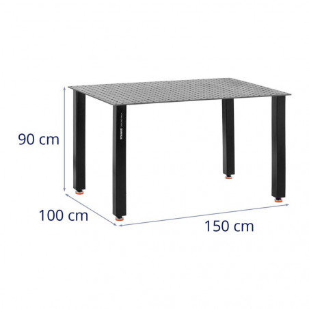 Suvirinimo stalas - 200 kg - 150 x 100 cm