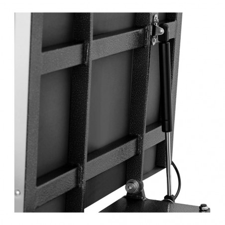 Sulankstomos sieninės svarstyklės - 300 kg / 100 g - 55 x 45 cm - išorinis LCD