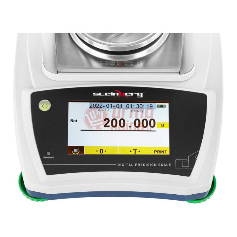 G & G LS 2000 g / 0,1 g precisieweegschaal, zakweegschaal, digitale weegschaal, brievenweegschaal, extra groot weegoppervlak, 2 trays, AAA-batterijen