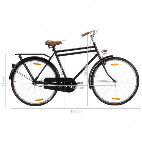Olandiškas dviratis, vyriškas, 28" (Prekė su defektu 92313)