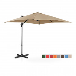 Sodo skėtis - taupe - kvadratinis - 250x250 cm