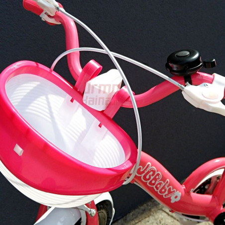 Vaikiškas dviratis JG20 Dark/ Pink