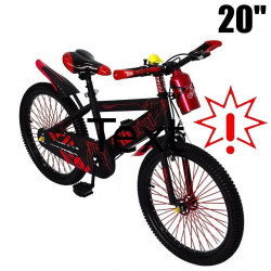 Vaikiškas dviratis YQ20 Red/ Black (Prekė su defektu 9901383)