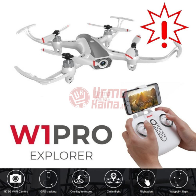 Dronas su kamera Syma W1 PRO GPS (Prekė su defektu 9901442)