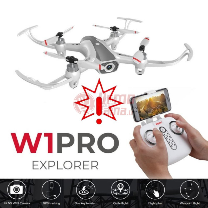 Dronas su kamera Syma W1 PRO GPS (Prekė su defektu 9901435)