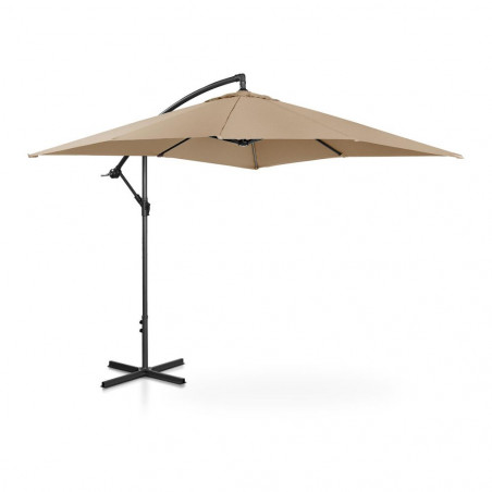 Sodo skėtis - Taupe - kvadratinis - 250x250 cm - pakreipiamas