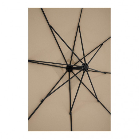 Sodo skėtis - Taupe - kvadratinis - 250x250 cm - pakreipiamas