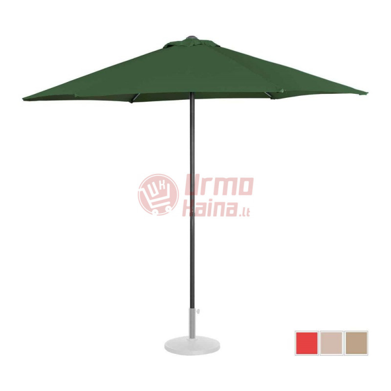 Sodo skėtis - žalias - šešiakampis - Ø 270 cm