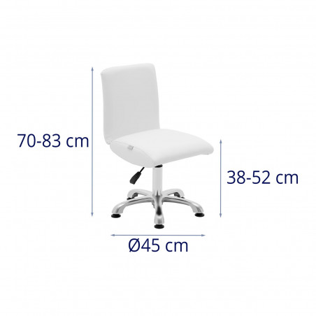 Darbo kėdė su atlošu - 38-52 cm - 150 kg