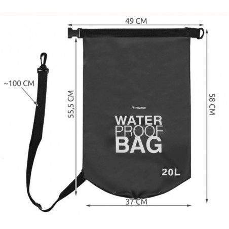 Vandeniui atsparus maišas Dry Bag 20L