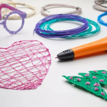 3D rašiklio siūlai filamentai 300 m, įvairių spalvų