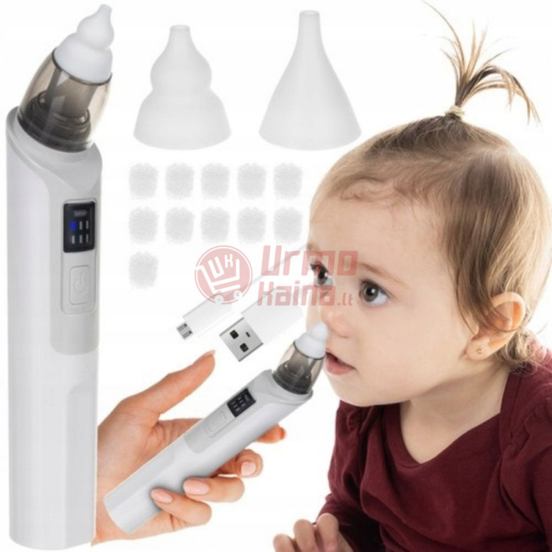 Elektrinis nosies aspiratorius kūdikiui, 6 greičio režimai