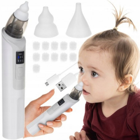 Elektrinis nosies aspiratorius kūdikiui, 6 greičio režimai