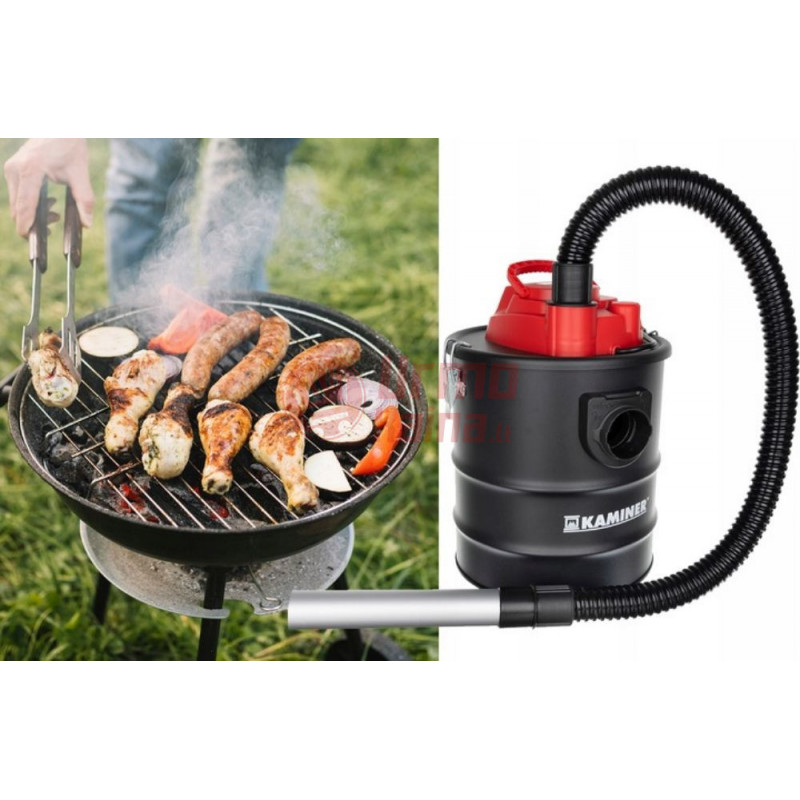 Aspirateur à Cendres Kaminer 15 Litres - 1200W, Double Filtration HEPA - Pour Cheminée, Poêle Et Feu De Bois - 2