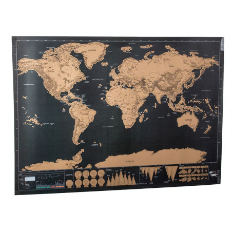 Nutrinamas pasaulio žemėlapis