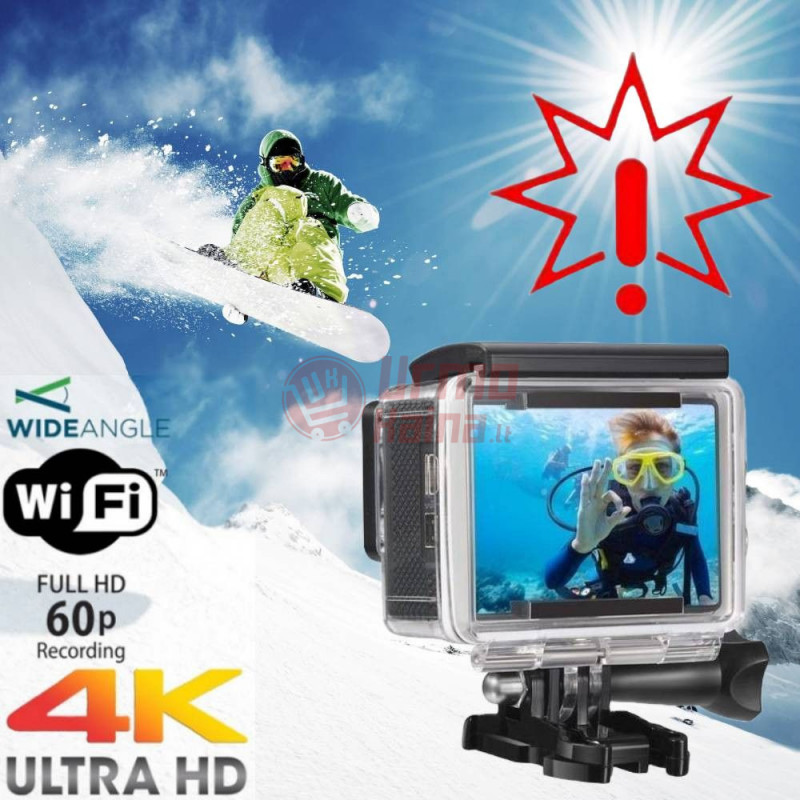 Go Sport Pro 5 Veiksmo kamera 4K UltraHD WIFI (Prekė su defektu 9901707)