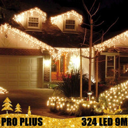 324 LED Profesionali lauko girlianda varvekliai PRO PLIUS ST IP67