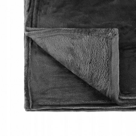 Minkštas pledas su rankovėmis, pilkas 180x210 cm