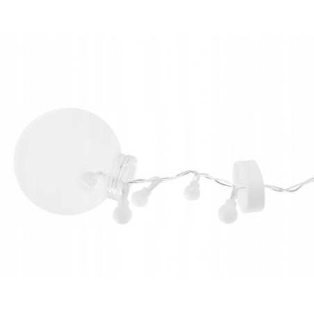 Girlianda "Lemputės", šiltai balta 108 LED 31V