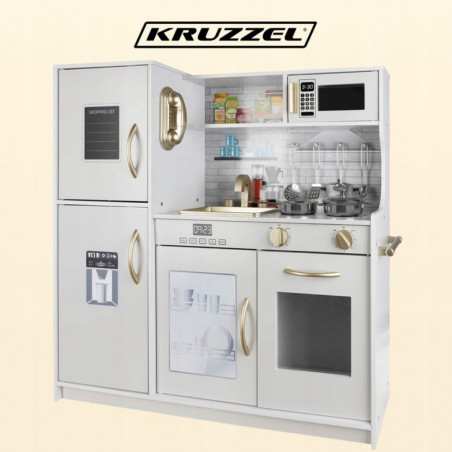 Medinė virtuvė su priedais KR22117