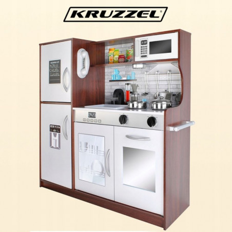 Medinė virtuvė su priedais KR22114