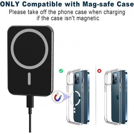 Magnetinis automobilinis telefono kroviklis su bevieliu krovimu 15W M1