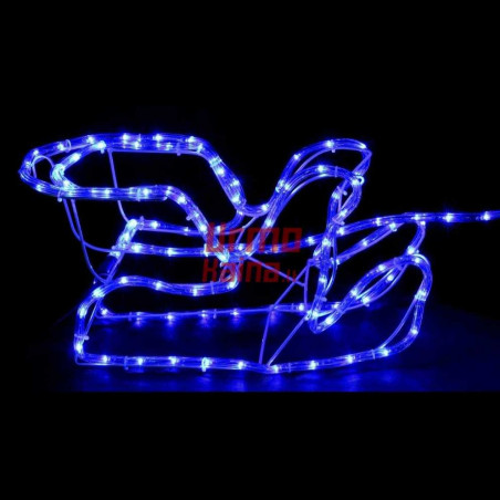 LED dekoracija 3D šviečiantis elnias su rogėmis M CL3