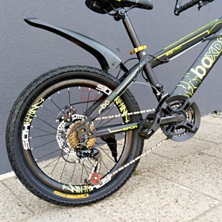 Vaikiškas dviratis BS20 Green/ Black