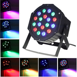 LED RGB šviesos efektas vakarėliams