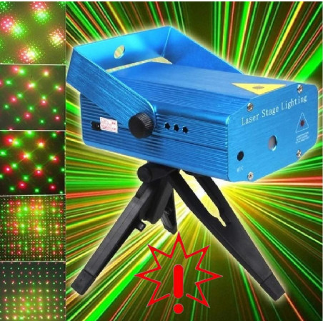 Automatinis lazerių projektorius šventėms X3 (Prekė su defektu 9901871)