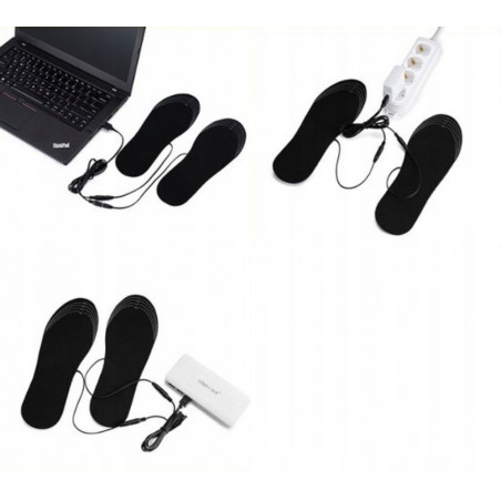 Elektriniai šildantys batų įdėklai, 41-46 dydis USB