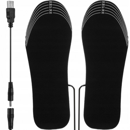 Elektriniai šildantys įbatų įdėklai, 35-40 dydis USB
