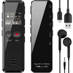 Diktofonas - MP3 grotuvas su ausinėmis Q6, 32GB