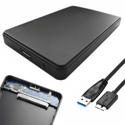Išorinio kietojo disko HDD SSD dėklas USB 3.0 HC02
