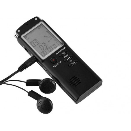 Diktofonas - MP3 grotuvas su ausinėmis VC01, 8GB