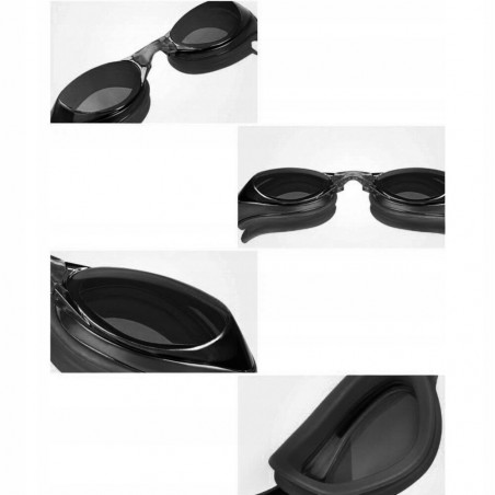 Plaukimo akiniai su dėklu ZA1 + nosies spaustukas ir ausų kamštukai