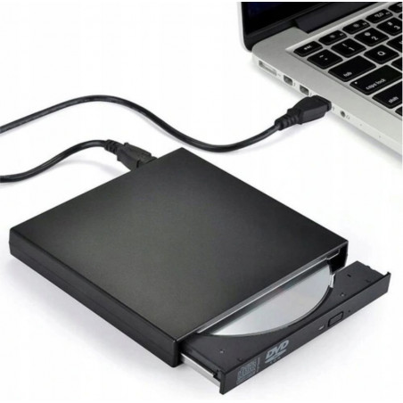 Nešiojamas išorinis CD DVD kompaktų skaitytuvas ir įrašymo įrenginys HC04