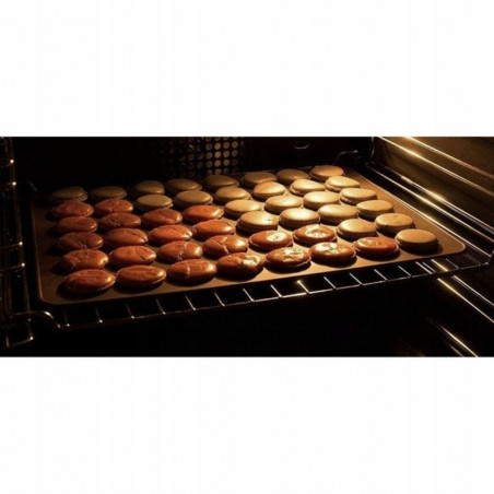Silikoninė sausainių kepimo forma Macarons 48 vnt. 38,5x28,5 cm