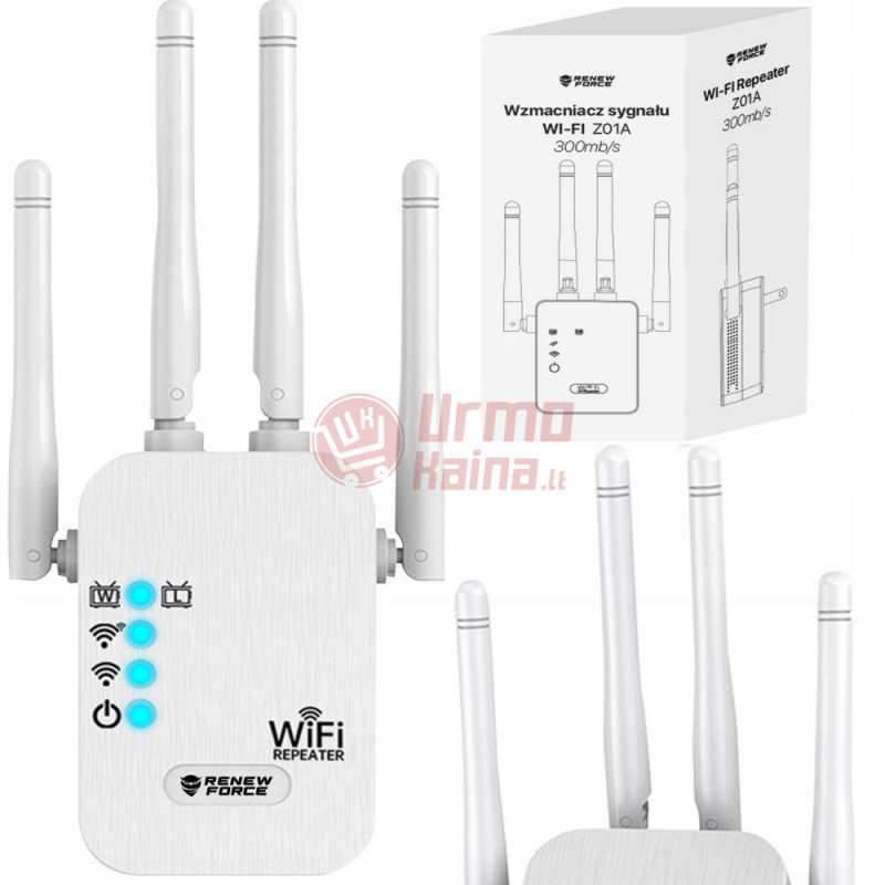 Wi-fi signalo stiprintuvas 2.4G Z01A Wi-fi signalo stiprintuvas 2.4G Z01A
