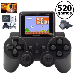Nešiojama retro žaidimų konsolė S10, 520 žaidimų