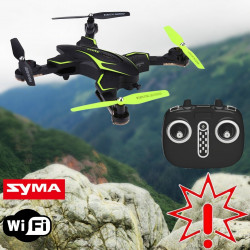 Dronas Syma X56W-P su WiFi kamera, Žalios spalvos (Prekė su defektu 9901260)