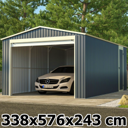Metalinis garažas HB-C 19,5 m²
