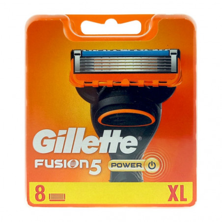 Gillette Fusion POWER skutimosi peiliukai 8 vnt.