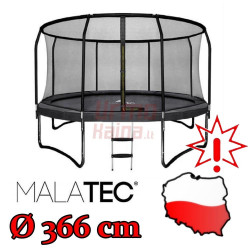 Batutas su vidiniu tinklu Malatec HIGH QUALITY 366 cm (Prekė su defektu 9901577)
