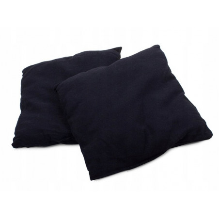 Sėdimas hamakas VG01433 su pagalvėmis, juodas